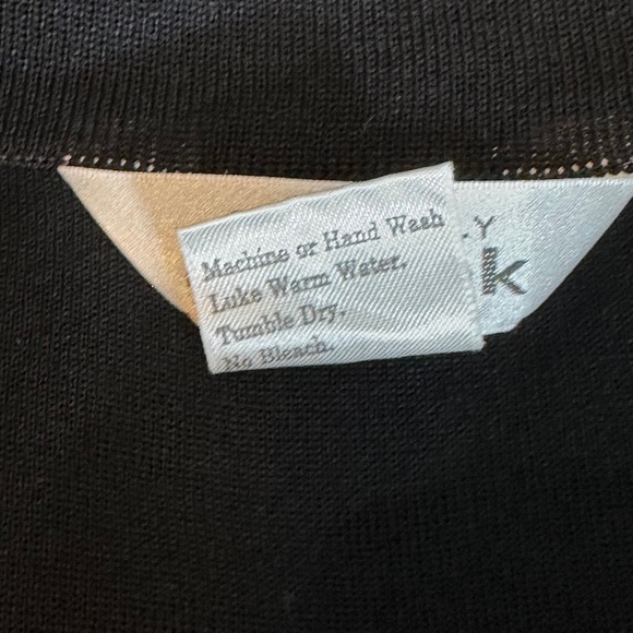 Exclusively Misook Black Knit Maxi Skirt Womens Medium Mermaid Hem Professional - Picture 6 of 7